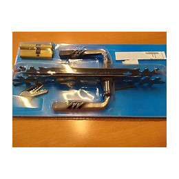 Porte D' Entree Bois Exo Modele 'alicia' 215x90 Pousant Droite Cote Tableau Vendue Avec Poignee Et Barillet