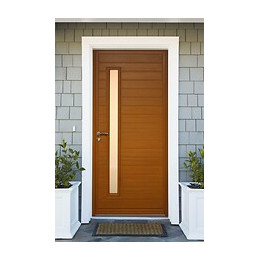 Porte D Entree  Modele 'laura 5' 215x90 Poussant Droite (cotes Tableau)