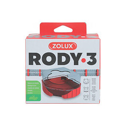 1 Maison De Toilette Pour Petits Rongeurs.  Rody3 . Couleur Rouge. Taille 14.3 Cm X 10.5 Cm X 7 Cm . Pour Rongeur. - Zolux - Zo