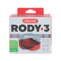 1 Maison De Toilette Pour Petits Rongeurs.  Rody3 . Couleur Rouge. Taille 14.3 Cm X 10.5 Cm X 7 Cm . Pour Rongeur. - Zolux - Zo