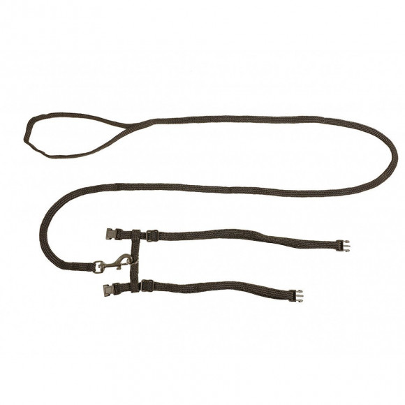 Harnais Avec Laisse 1.20m .classic. Noir. Pour Chat. - Vadigran - Va-16603
