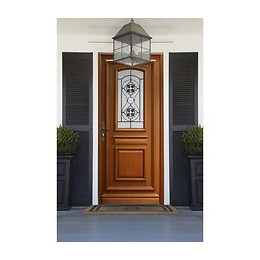 Porte D' Entree Bois Exo Modele 'mansart 215x90 Droite