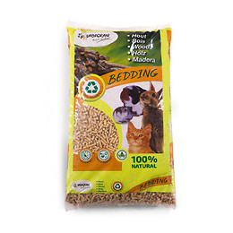 Litière Pellets De Bois 8 Kg . Beding.  Pour Rongeur - Vadigran - Va-11329