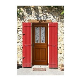 Porte D'entree Modele Mathis Dimension 215 X 90 Poussant Droite  (cotes Tableau)