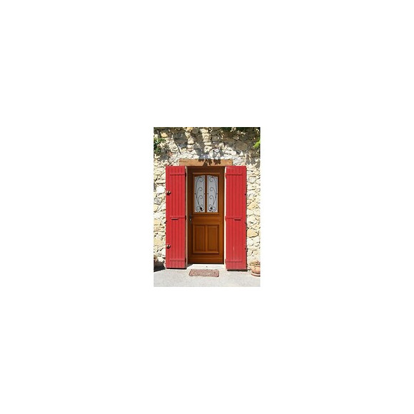 Porte D'entree Modele Mathis Dimension 215 X 90 Poussant Droite  (cotes Tableau)
