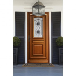 Porte D' Entree Bois Exo Modele 'mansart 215x90 Droite