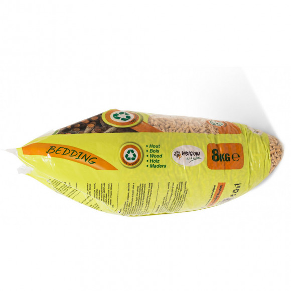 Litière Pellets De Bois 15 Kg . Beding.  Pour Rongeur - Vadigran - Va-11330