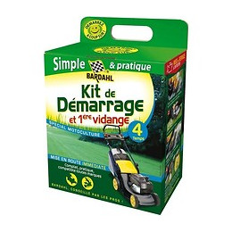 Bardahl Kit De Demarrage Et 1ere Vidange Pour Tondeuses 4 Temps