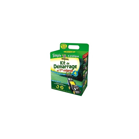 Bardahl Kit De Demarrage Et 1ere Vidange Pour Tondeuses 4 Temps