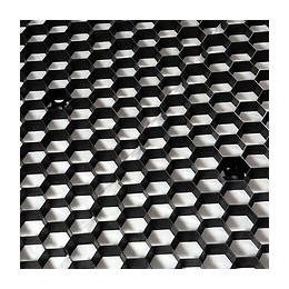 Palette De 71 M² - Stabilisateur De Gravier 1200 X 800 Mm - Nidaplast - Noir