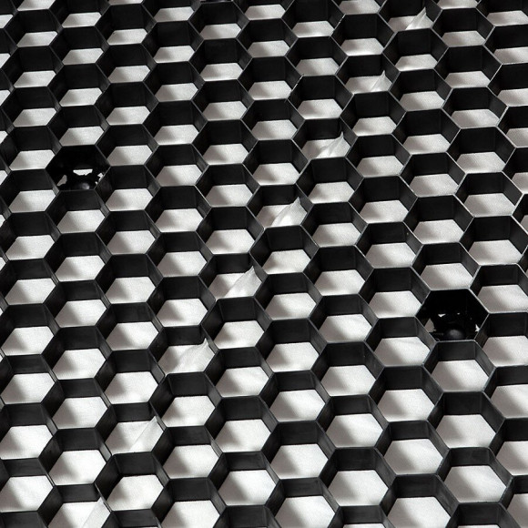 Palette De 71 M² - Stabilisateur De Gravier 1200 X 800 Mm - Nidaplast - Noir