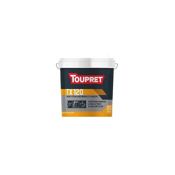 Enduit Pate Tx 120 20kg(manuel/airless) - Toupret