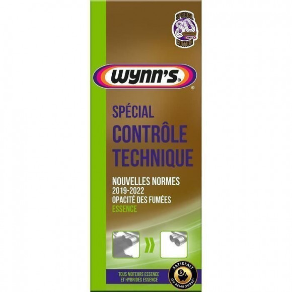 Wynns Traitement Special Controle Technique - Essence - 325 Ml - Edition 80 Ans