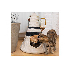 Tipi Berbère Caramel Ø 50 Cm. Pour Chats Ou Petit Chiens. - Fantail - Va-15795