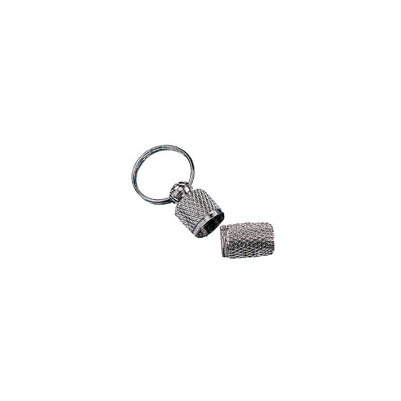 Un Tube Porte Adresse Sur Collier Pour Chien Et Chat - Couleur Argent - Nobby - Va-80100