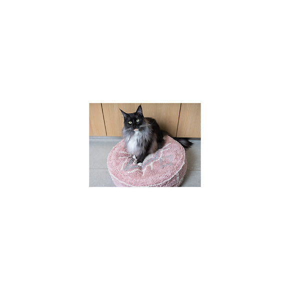 Pouf Bobo Pink Ø 50 Cm. Pour Chats Ou Petit Chiens. - Fantail - Va-15794