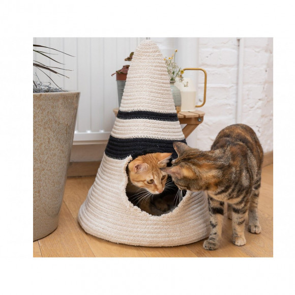 Tipi Berbère Caramel Ø 50 Cm. Pour Chats Ou Petit Chiens. - Fantail - Va-15795