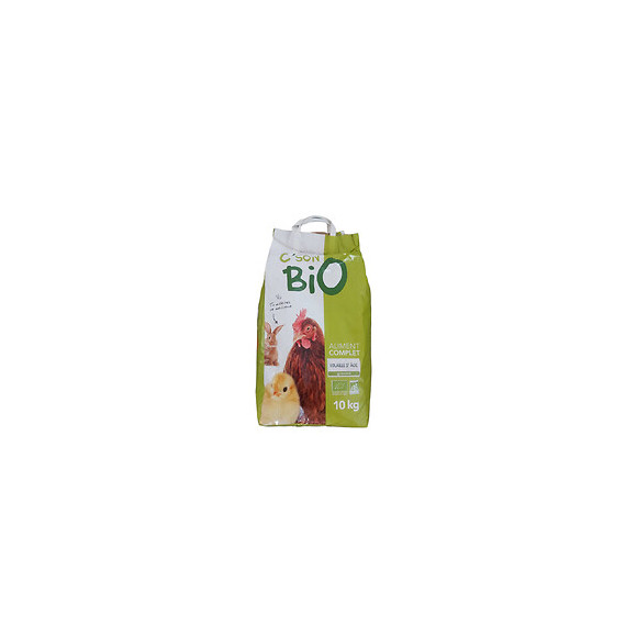 Aliment Complet Bio, Volaille 2er Age. Sac De 10 Kg - C'son Bio - Soa-10606739