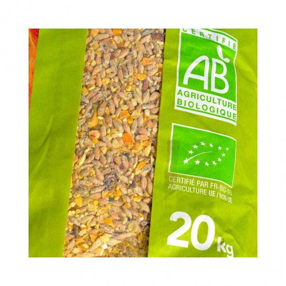 Aliment Mélange Traditionnel Fermier Bio,  20kg. - C'son Bio - Soa-10661349