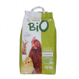 Aliment Complet Bio, Volaille 2er Age. Sac De 10 Kg - C'son Bio - Soa-10606739