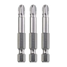 3 Embouts Industrial Steel, 50 Mm "m" Phillips / Cruciforme Ph 2 Kwb