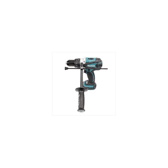 Makita Dhp 458 Perceuse Visseuse À Percussion Sans Fil 18v 91nm + 1x Batterie 2,0ah + Chargeur + Coffret Makpac 2 + Insert.