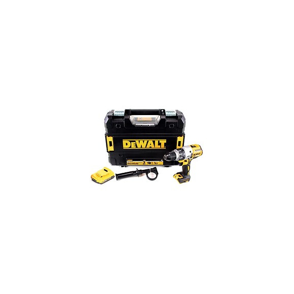 Dewalt Dcd 996 18 V Brushless Li-ion Perceuse-visseuse À Percussion Sans Fil Avec Boîtier Tstak + 1x Batterie Dcb 184 2,0 Ah 