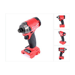 Milwaukee M18 Fqid-0 18 V 1/4" Visseuse À Chocs Sans Fil Hydraulique Silencieuse Surge - Sans Accessoires - Sans Batterie Ni C