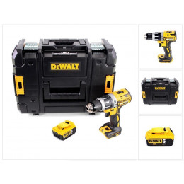Dewalt Dcd 796 Nt Perceuse-visseuse À Percussion Sans Fil Brushless 18v 70nm + 1x Batterie 5,0 Ah + Coffret De Transport - San