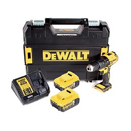 Dewalt Dcd 778 P2t Perceuse Visseuse À Percussion Sans Fil 18v 65nm + 2x Batteries 5,0ah + Chargeur + Coffret Tstak