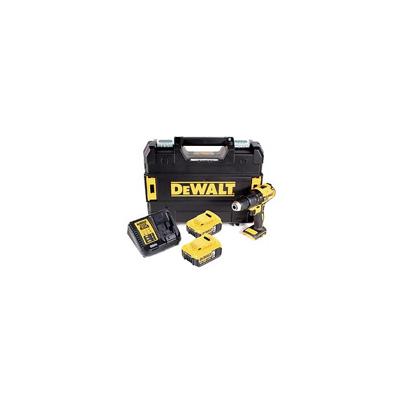 Dewalt Dcd 778 P2t Perceuse Visseuse À Percussion Sans Fil 18v 65nm + 2x Batteries 5,0ah + Chargeur + Coffret Tstak