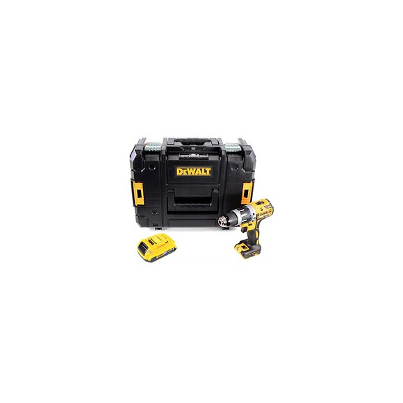 Dewalt Dcd 796 Nt Perceuse-visseuse À Percussion Sans Fil Brushless 18v 70nm + 1x Batterie 2,0 Ah  + Coffret De Transport - Sa