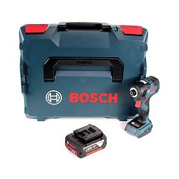 Bosch Gdr 18 V-200 C Visseuse À Chocs Sans Fil 18 V 1/4" + Coffret  L-boxx + 1x Batterie 5,0 Ah - Sans Chargeur