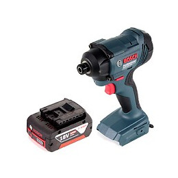 Bosch Gdr 18 V-160 Visseuse À Chocs Sans Fil 18v 1/4" + 1x Batterie 5,0ah + Insert - Sans Chargeur, Sans Coffret