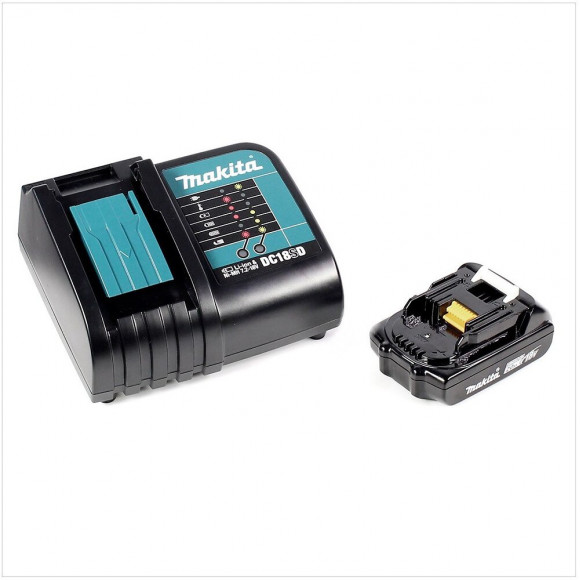 Makita Dhp 481 Perceuse Visseuse À Percussion Sans Fil 18 V Li-ion + 1x Batterie Bl1820 2 Ah + Chargeur Dc18sd + Coffret Makpa