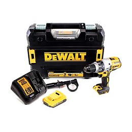 Dewalt Dcd 996 18 V Brushless Li-ion Perceuse Visseuse À Percussion  Sans Fil À 3-étapes Avec Boîtier Tstak + 1x Batterie D