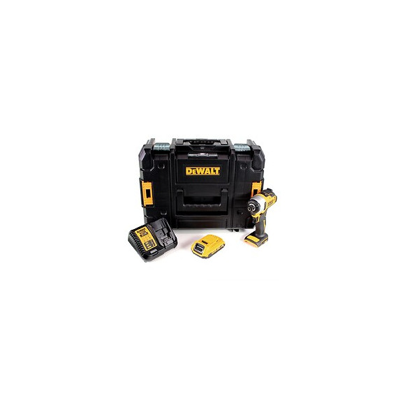 Dewalt Dcf 809 D1t Visseuse À Chocs Sans Fil 18 V Brushless Li-ion + Coffret De Transport + 1x Batterie 2,0 Ah + Chargeur