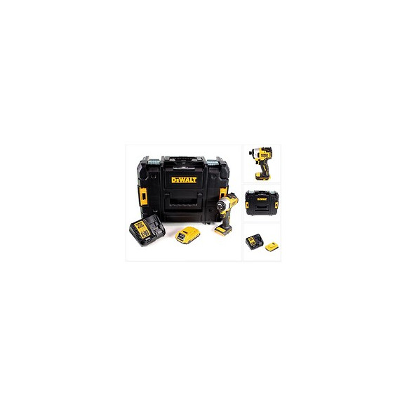 Dewalt Dcf 809 D1t Visseuse À Chocs Sans Fil 18 V Brushless Li-ion + Coffret De Transport + 1x Batterie 2,0 Ah + Chargeur