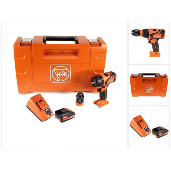 Fein Asb 18 Q Perceuse-visseuse À Percussion Sans Fil 18v 60nm Avec Interface Quickin ( 71132364000 ) + Coffret De Transport +