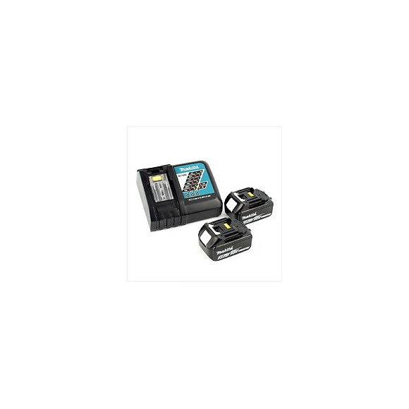 Makita Dhp 484 Rfj Perceuse Visseuse À Percussion Sans Fil 18v Li-ion + 2x Batteries 3,0 Ah + Chargeur + Coffret Makpac