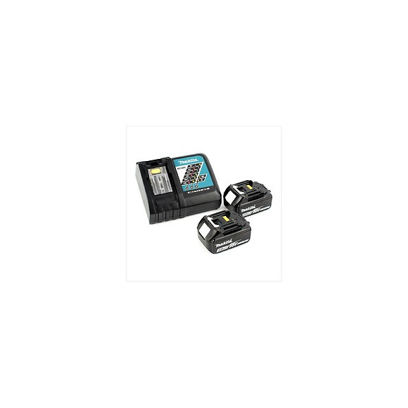 Makita Dhp 483 Rfj 18 V Li-ion Perceuse Visseuse À Percussion Sans Fil 18 V Brushless En Coffret Makpac + 2x Batteries Bl 1830