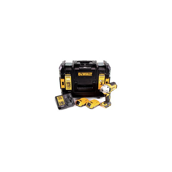 Dewalt Dcf 894 D2 Visseuse À Chocs Sans Fil 18v 1/2" Brushless + 2x Batteries 2,0ah + Chargeur + Coffre De Transport Tstak
