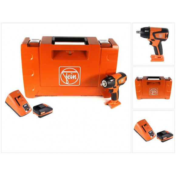 Fein Ascd 18-300 W2 Boulonneuse-visseuse À Chocs Sans Fil 18 V 290nm ( 71150664000 ) + Coffret De Transport + 1x Batterie 3,0 