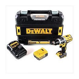 Dewalt Dcd 796 P1 18 V Perceuse Visseuse À Percussion Sans Fil Brushless 70 Nm Avec Boîtier Tstak + 1x Batterie Dcb 184 5,0 A