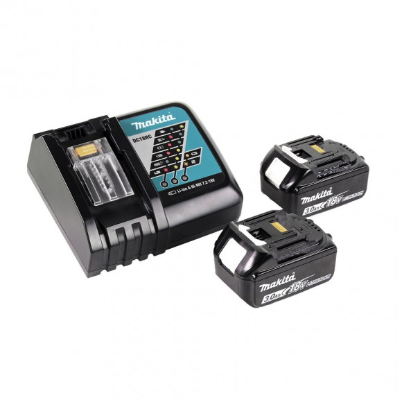 Makita Dtd 171 Rfj Visseuse À Percussion Sans Fil 18v 170nm 1/4" Brushless + Coffret De Transport Makpac + 2x Batteries 3,0ah 