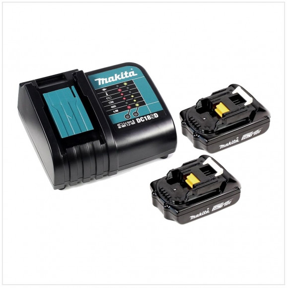 Makita Dhp 484 Ryj 18v Brushless Li-ion Perceuse Visseuse À Percussion Sans Fil Avec Boîtier Makpac + 2x Batteries Bl 1820 2,