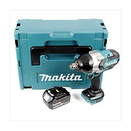 Makita Dtw 1001 F1j 18 V Li-ion Brushless Boulonneuse À Chocs Sans Fil Avec Boîtier Makpac + 1x Batterie Bl 1830 3,0 Ah - San