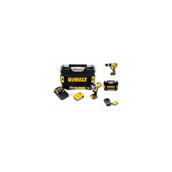 Dewalt Dcd 796 P1 18 V Perceuse Visseuse À Percussion Sans Fil Brushless 70 Nm Avec Boîtier Tstak + 1x Batterie Dcb 184 5,0 A