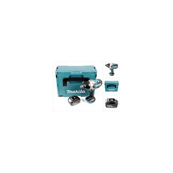 Makita Dtw 1001 F1j 18 V Li-ion Brushless Boulonneuse À Chocs Sans Fil Avec Boîtier Makpac + 1x Batterie Bl 1830 3,0 Ah - San