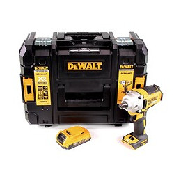 Dewalt Dcf 894 Nt Visseuse À Chocs Sans Fil 18v 1/2" Brushless + 1x Batterie 2,0ah + Coffret De Transport Tstak - Sans Chargeu